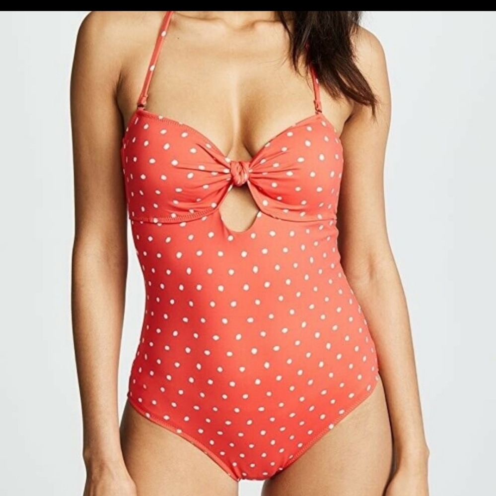 NWT Eberjey polka dot one piece swimsuit
